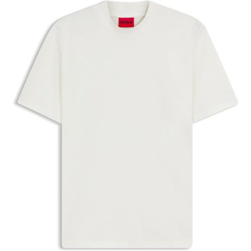 T-shirt Slim en coton stretch avec col mao - HUGO - Modalova