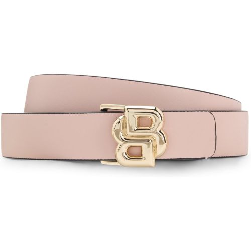 Ceinture en cuir italien réversible avec boucle à monogramme Double B - Boss - Modalova