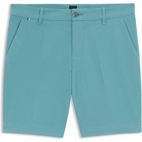 Short Slim en coton stretch structuré - Boss - Modalova