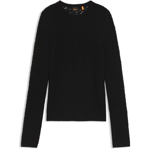 Pull en fine maille structurée - Boss - Modalova