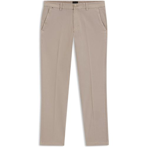 Pantalon Slim en twill de coton stretch - Boss - Modalova
