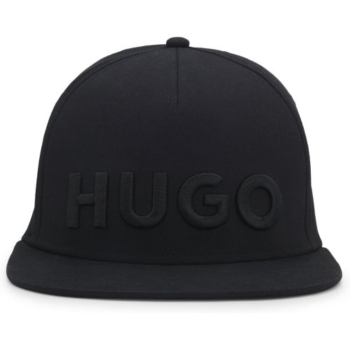 Casquette en coton stretch à logo brodé - HUGO - Modalova