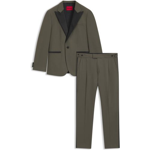 Costume Modern en popeline de laine mélangée - HUGO - Modalova