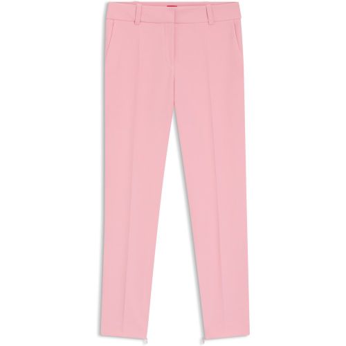 Pantalon Slim à fermeture éclair au bas des jambes - HUGO - Modalova