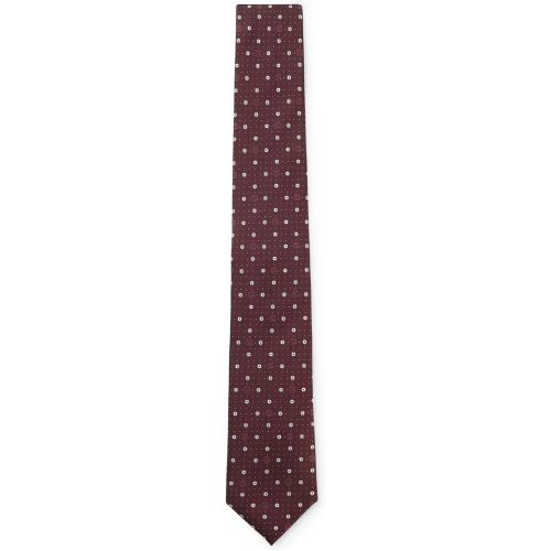 Cravate en soie mélangée à monogrammes double B - Boss - Modalova