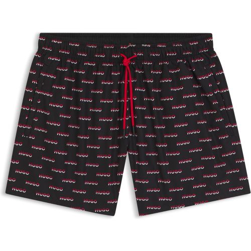 Short de bain à logos imprimés revisités - HUGO - Modalova