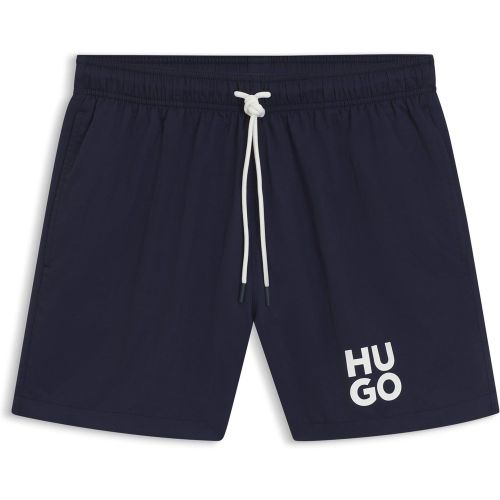 Short de bain à logo imprimé revisité - HUGO - Modalova