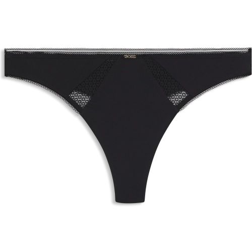 String en microfibre avec empiècements en dentelle - Boss - Modalova