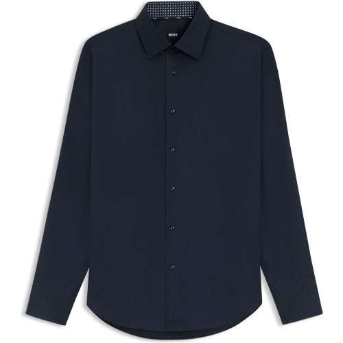 Chemise Regular en popeline de coton stretch facile à repasser - Boss - Modalova