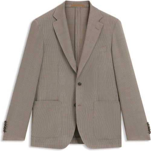 Veste Slim en laine vierge et soie - Boss - Modalova
