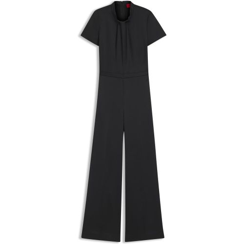 Combinaison Regular en satin avec encolure drapée - HUGO - Modalova