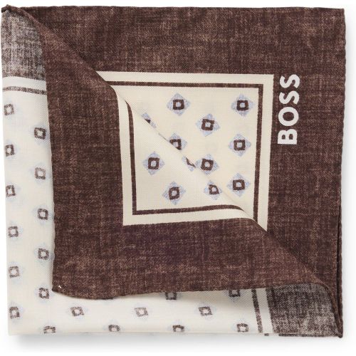 Pochette de costume imprimée avec logo - Boss - Modalova