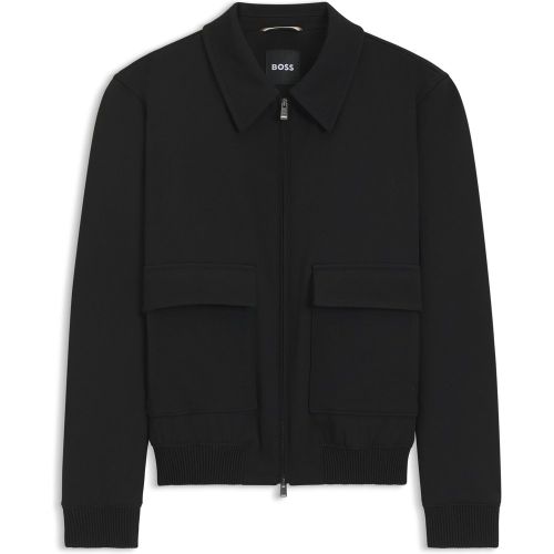 Manteau lavable en machine avec fermeture éclair à double curseur - Boss - Modalova