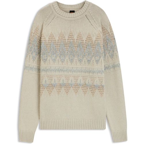 Pull Relaxed avec motif en maille - Boss - Modalova