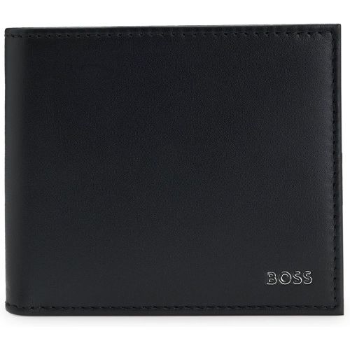 Portefeuille en cuir avec logo - Boss - Modalova