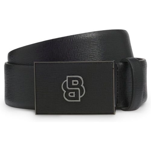 Ceinture en cuir italien réversible avec boucle à monogramme Double B - Boss - Modalova