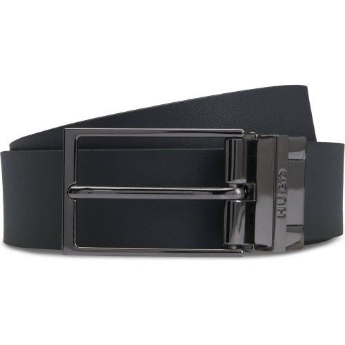 Ceinture réversible en cuir lisse - HUGO - Modalova