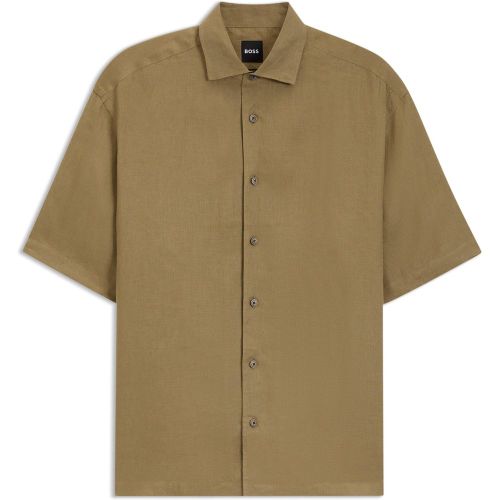 Chemise Relaxed BECKHAM x  en lin - Boss - Modalova