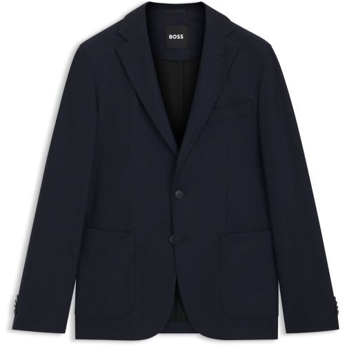 Veste Slim en flanelle stretch brossée - Boss - Modalova
