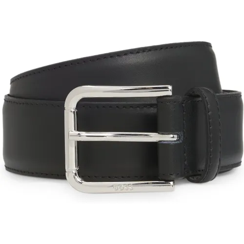Ceinture en cuir italien avec boucle à ardillon - Boss - Modalova