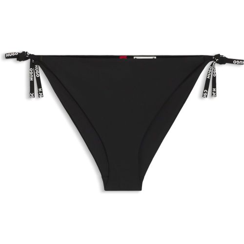 Bas de bikini avec liens logotés - HUGO - Modalova