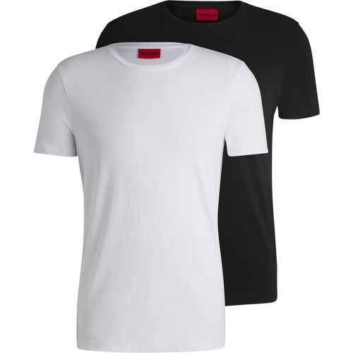 Lot de deux t-shirts Slim en coton stretch - HUGO - Modalova