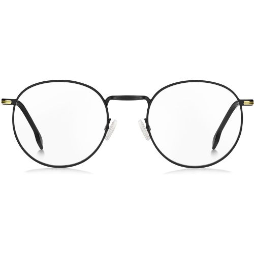 Monture optique en acier avec garnitures en métal emblématiques - Boss - Modalova