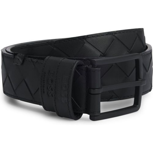 Ceinture d’équitation en cuir tressé - Boss - Modalova