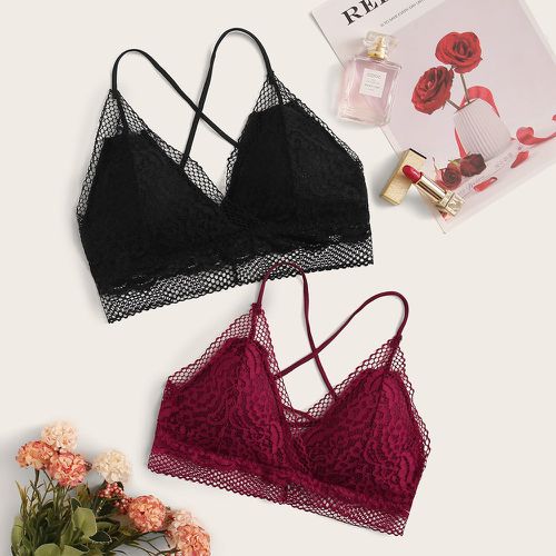 Ensemble de soutien-gorge en dentelle 2 pièces - SHEIN - Modalova