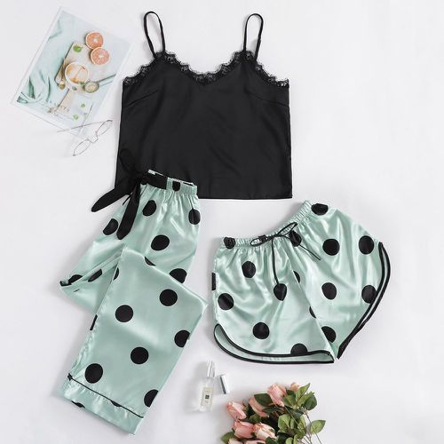 Pièces Ensemble de pyjama top & short & pantalon - SHEIN - Modalova