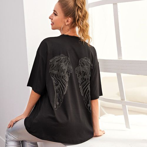 T-shirt à motif aile - SHEIN - Modalova