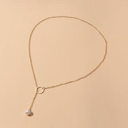 Collier avec fausse perles - SHEIN - Modalova