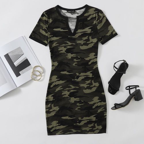 Robe à camouflage - SHEIN - Modalova