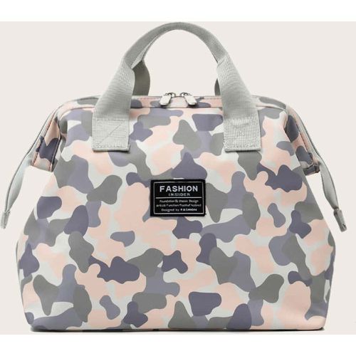 Sac fourre-tout avec imprimé camouflage - SHEIN - Modalova