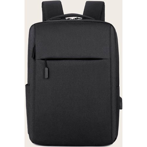 Sac à dos minimaliste avec port USB - SHEIN - Modalova