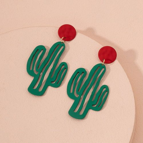 Pendants d'oreilles design cactus - SHEIN - Modalova