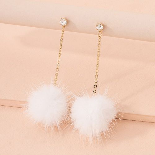 Pendants d'oreilles avec pompon - SHEIN - Modalova