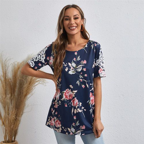 Top avec imprimé fleur - SHEIN - Modalova