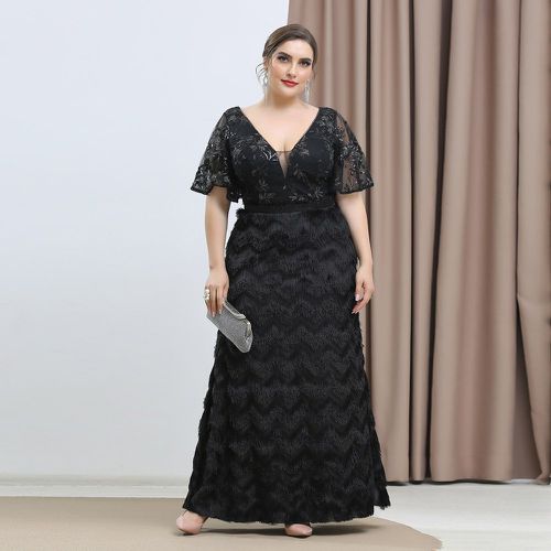 Robe de bal longue à sequins à franges - SHEIN - Modalova