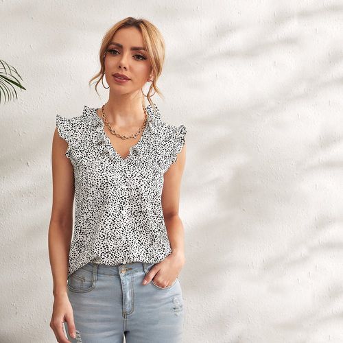 Top avec motif tacheture - SHEIN - Modalova