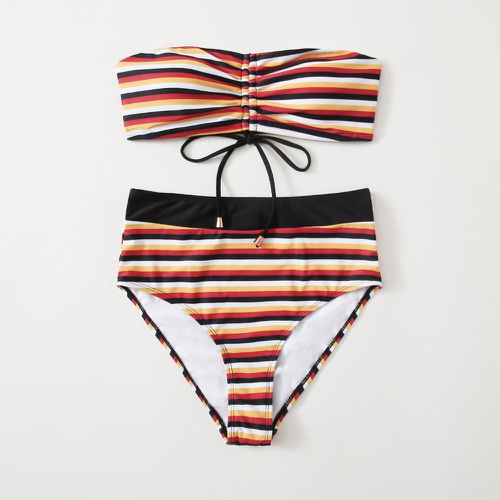 Bikini à rayures - SHEIN - Modalova