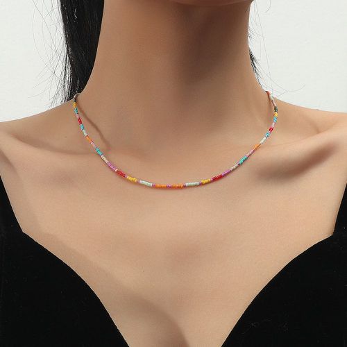Collier avec perles colorées - SHEIN - Modalova