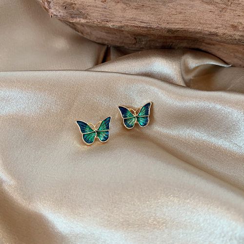 Clous d'oreilles à design de papillon - SHEIN - Modalova