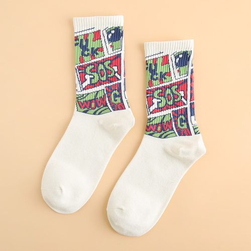 Homme Chaussettes avec motif - SHEIN - Modalova