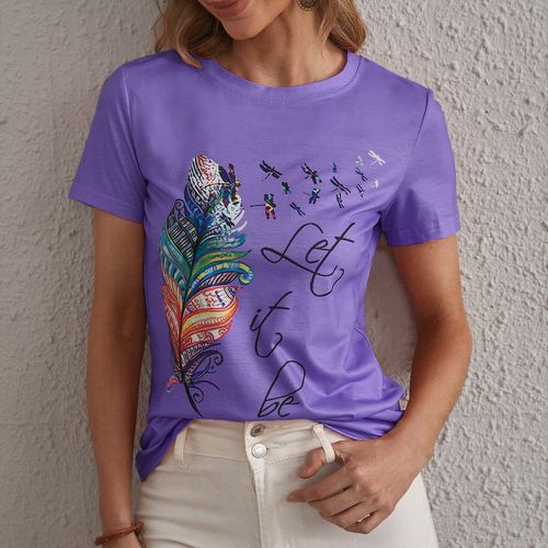 T-shirt avec imprimé animal - SHEIN - Modalova