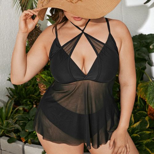 Bikini avec tulle - SHEIN - Modalova