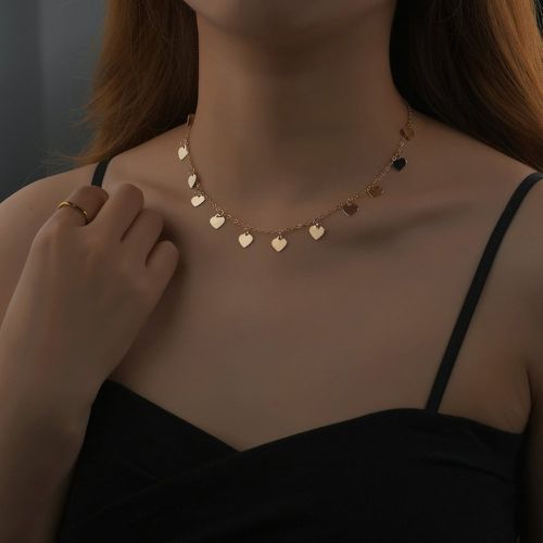 Collier avec pendentif de cœur - SHEIN - Modalova