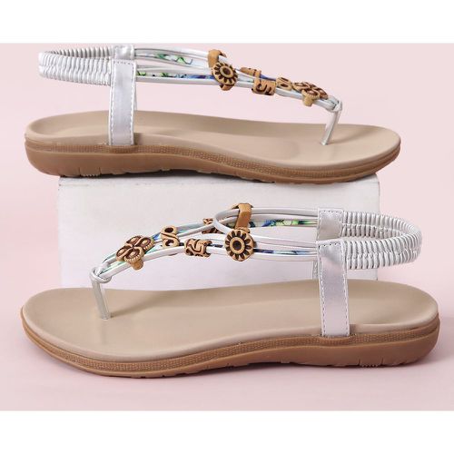 Sandales à bride arrière avec perles - SHEIN - Modalova