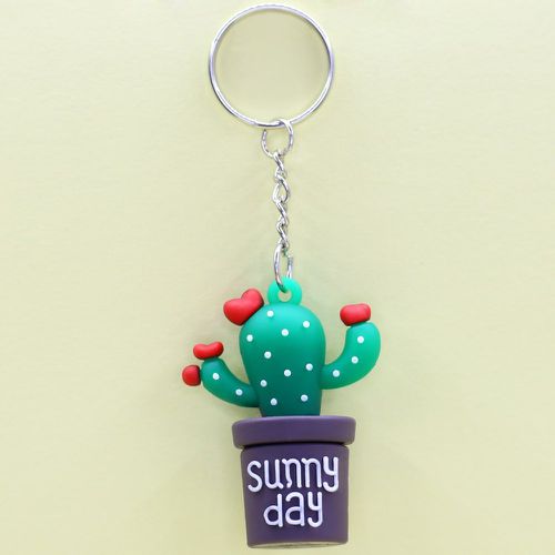 Porte-clés avec pendentif de cactus - SHEIN - Modalova