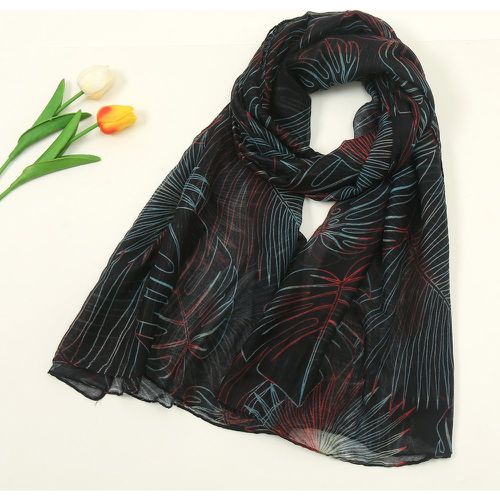 Foulard à imprimé feuille - SHEIN - Modalova